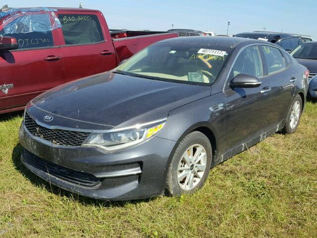 KNAGT4L34G5109235 - 2016 KIA OPTIMA LX CHARCOAL photo 2