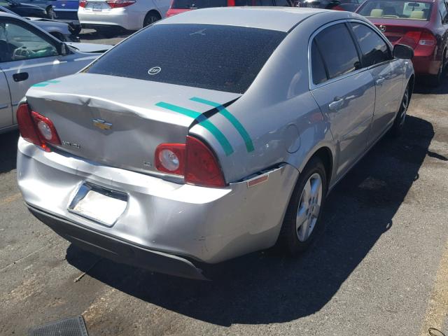 1G1ZG57B98F188090 - 2008 CHEVROLET MALIBU LS GRAY photo 4