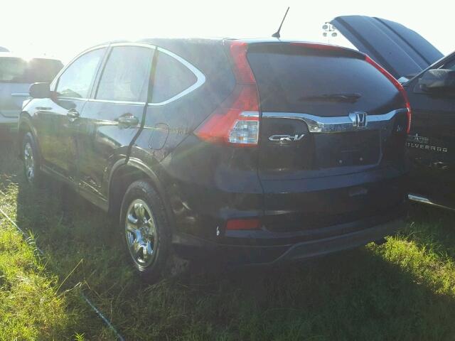 3CZRM3H3XFG713207 - 2015 HONDA CR-V BLACK photo 3