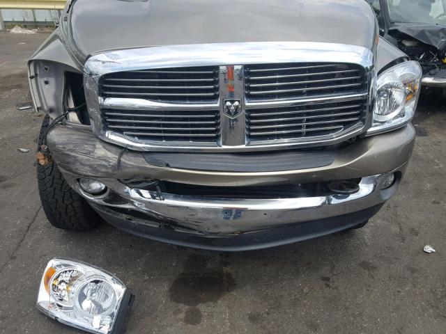 3D7KS28A98G135647 - 2008 DODGE RAM 2500 S GRAY photo 9
