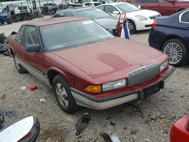 2G4WB14W2J1425603 - 1988 BUICK REGAL CUST RED photo 1