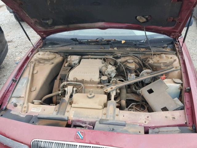 2G4WB14W2J1425603 - 1988 BUICK REGAL CUST RED photo 7