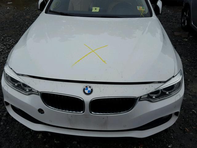 WBA3N9C51FK246656 - 2015 BMW 428 XI WHITE photo 7