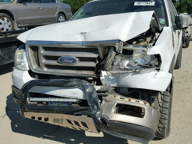 1FTPW12525KE85832 - 2005 FORD F150 SUPER WHITE photo 9