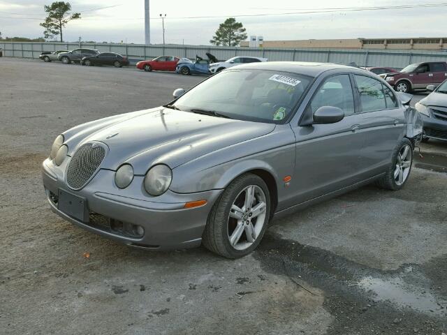 SAJWA03V551N42681 - 2005 JAGUAR S-TYPE R GRAY photo 2