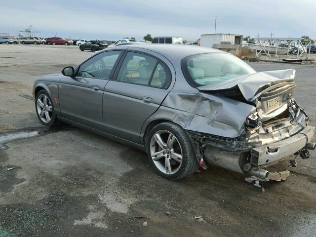 SAJWA03V551N42681 - 2005 JAGUAR S-TYPE R GRAY photo 3