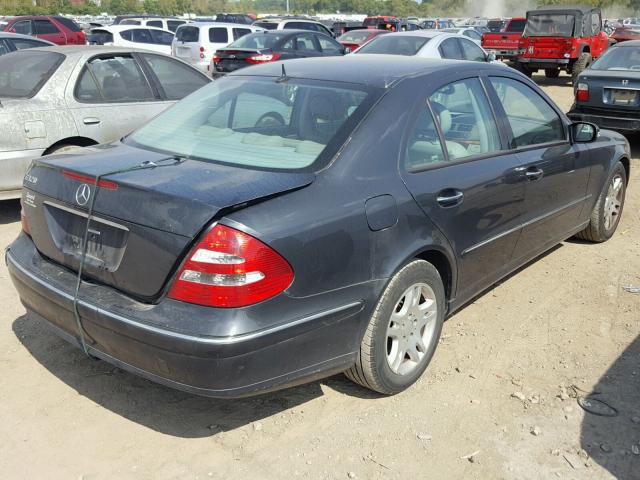 WDBUF65J83A351207 - 2003 MERCEDES-BENZ E 320 GRAY photo 4