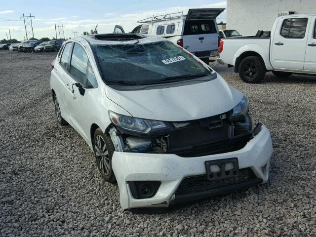 3HGGK5G81FM708900 - 2015 HONDA FIT WHITE photo 1