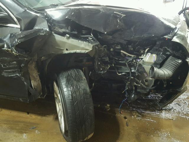 1G11D5RR3DF103934 - 2013 CHEVROLET MALIBU 1LT შავი ფოტო 9