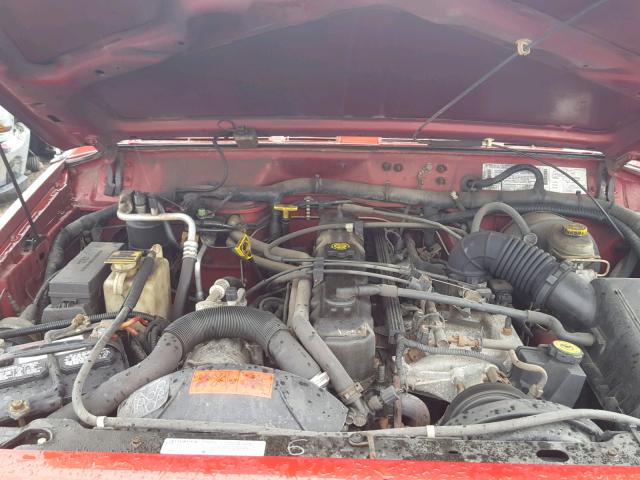 1J4FJ68S6WL249999 - 1998 JEEP CHEROKEE RED photo 7