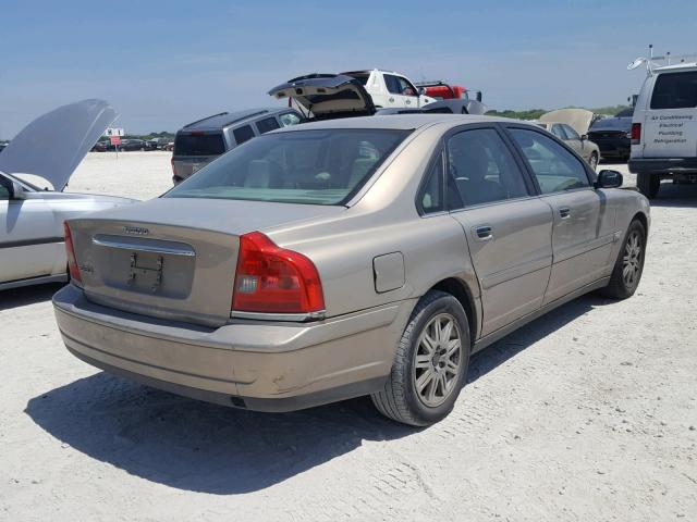 YV1TS59HX41370539 - 2004 VOLVO S80 2.5T BEIGE photo 4