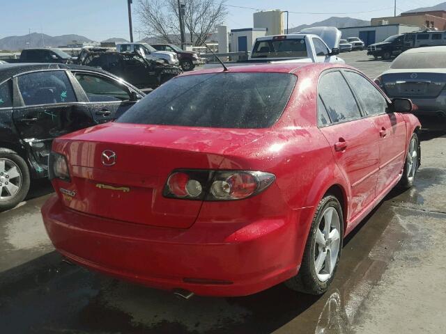 1YVHP80CX85M10840 - 2008 MAZDA 6 I RED photo 4