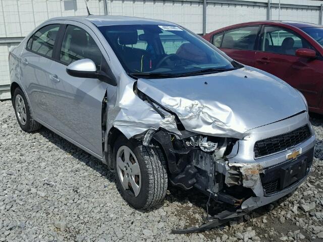 1G1JA5SH1D4250596 - 2013 CHEVROLET SONIC LS SILVER photo 1