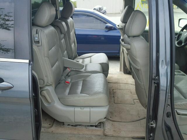 5FNRL38635B421387 - 2005 HONDA ODYSSEY EX GRAY photo 6