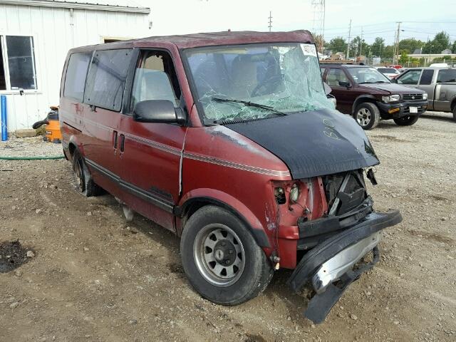 1GNDM19Z0MB128186 - 1991 CHEVROLET ASTRO MAROON photo 1