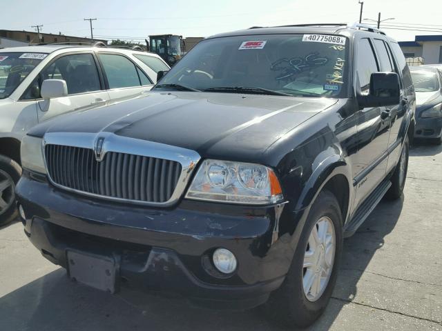 5LMEU68H44ZJ37055 - 2004 LINCOLN AVIATOR BLACK photo 2