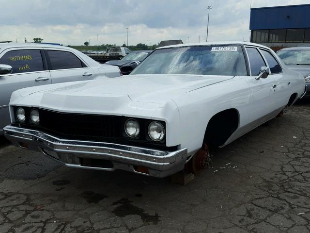 1N69R3J102289 - 1973 CHEVROLET CAPRICE WHITE photo 2