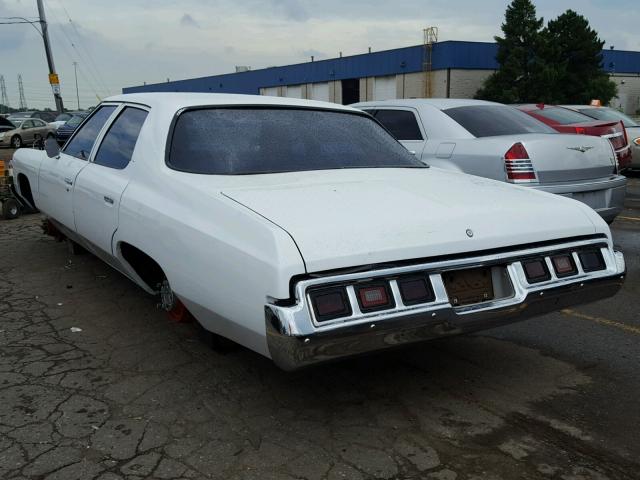 1N69R3J102289 - 1973 CHEVROLET CAPRICE WHITE photo 3