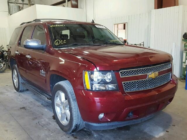 1GNUCBE07AR200049 - 2010 CHEVROLET TAHOE C150 MAROON photo 1