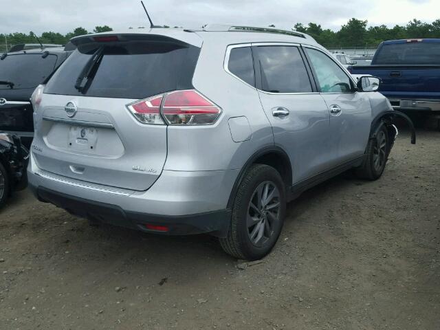 5N1AT2MV5GC879674 - 2016 NISSAN ROGUE S SILVER photo 4