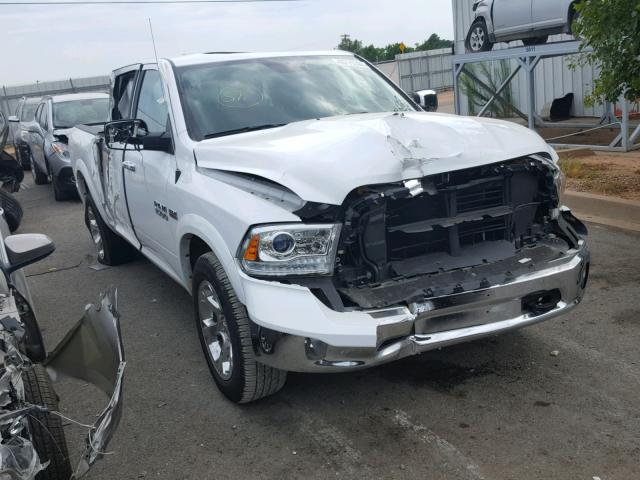 1C6RR7NT3JS238219 - 2018 RAM 1500 LARAM WHITE photo 1