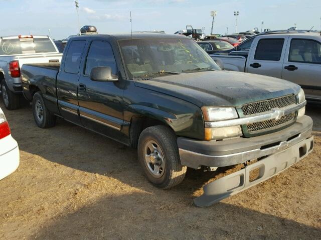 2GCEC19X031221786 - 2003 CHEVROLET SILVERADO GREEN photo 1