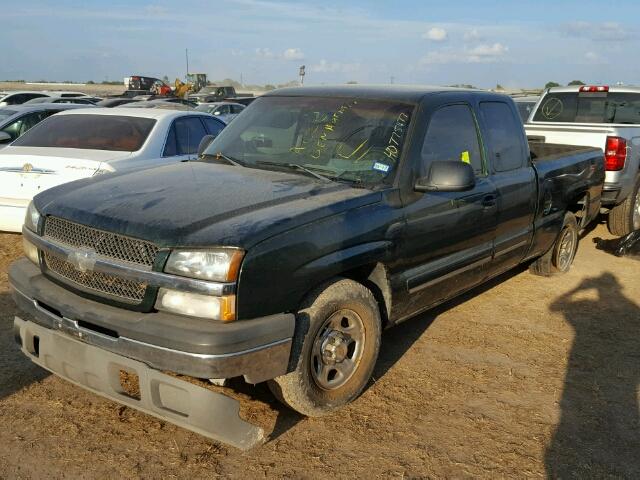 2GCEC19X031221786 - 2003 CHEVROLET SILVERADO GREEN photo 2