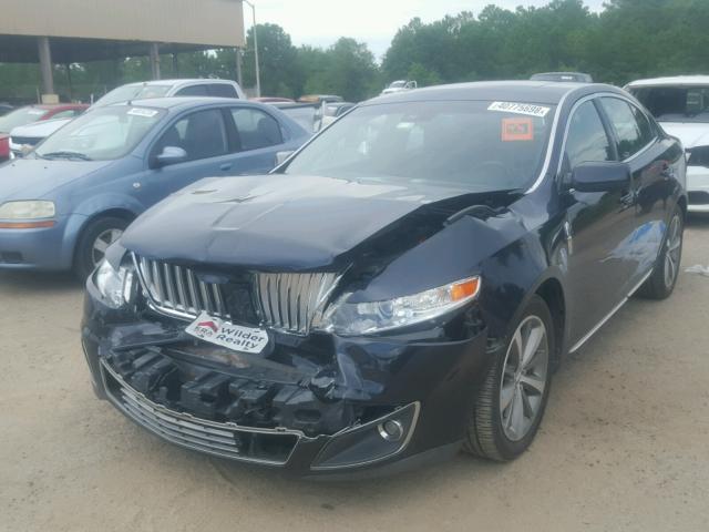 1LNHM94R69G612191 - 2009 LINCOLN MKS BLUE photo 2