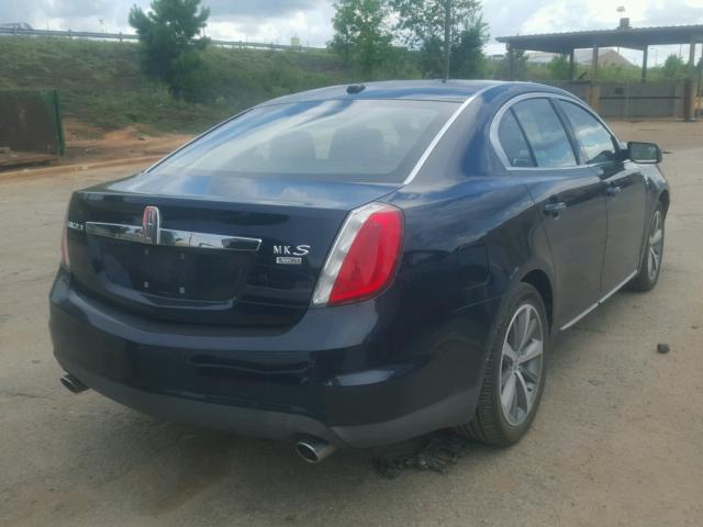 1LNHM94R69G612191 - 2009 LINCOLN MKS BLUE photo 4