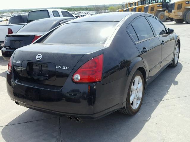 1N4BA41E66C828137 - 2006 NISSAN MAXIMA SE BLACK photo 4