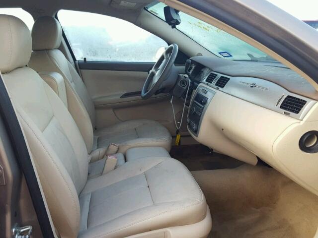 2G1WC58R279116925 - 2007 CHEVROLET IMPALA BEIGE photo 5