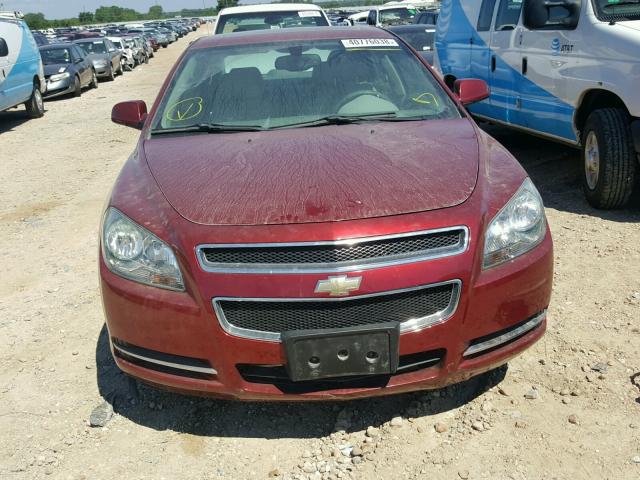 1G1ZJ57B19F252450 - 2009 CHEVROLET MALIBU 2LT RED photo 9