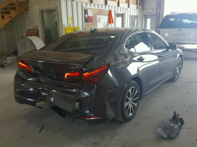 19UUB1F36GA012372 - 2016 ACURA TLX BLACK photo 4