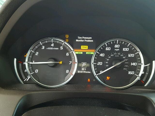 19UUB3F77HA000991 - 2017 ACURA TLX ADVANC Gümüş foto 8