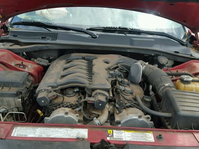 2B3KA43G47H881427 - 2007 DODGE CHARGER SE BURGUNDY photo 7