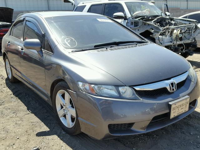 2HGFA1F63BH528110 - 2011 HONDA CIVIC LX-S Gris foto 1