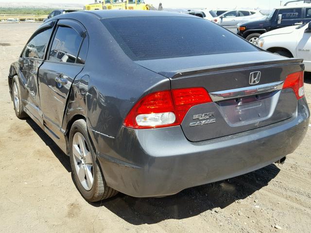 2HGFA1F63BH528110 - 2011 HONDA CIVIC LX-S GRAY photo 3