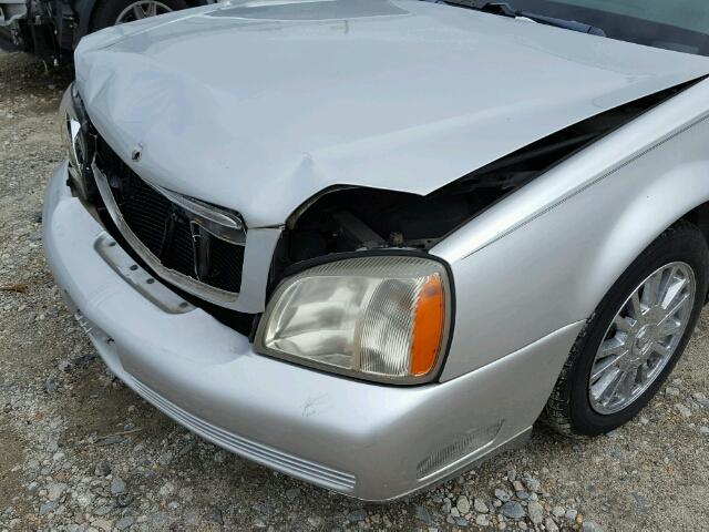 1G6KE57Y53U184645 - 2003 CADILLAC DEVILLE DH SILVER photo 9