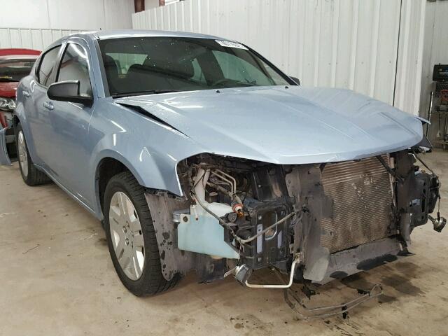 1C3CDZAB4DN621860 - 2013 DODGE AVENGER SE BLUE photo 1