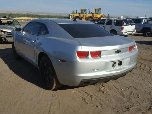 2G1FA1EV2A9211167 - 2010 CHEVROLET CAMARO LS SILVER photo 3