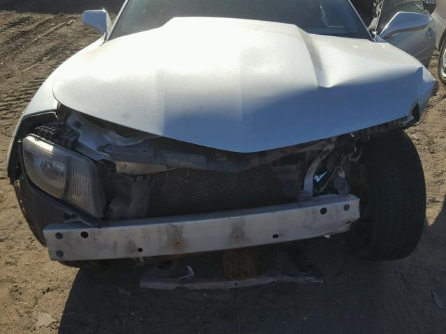 2G1FA1EV2A9211167 - 2010 CHEVROLET CAMARO LS SILVER photo 7