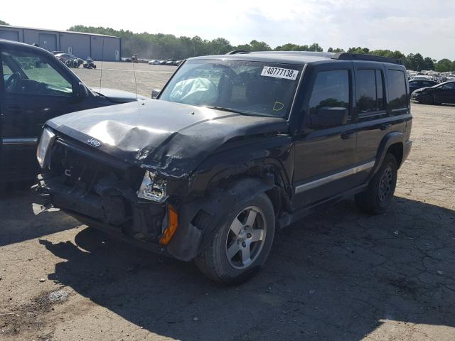 1J4RH4GK0AC124939 - 2010 JEEP COMMANDER BLACK photo 2