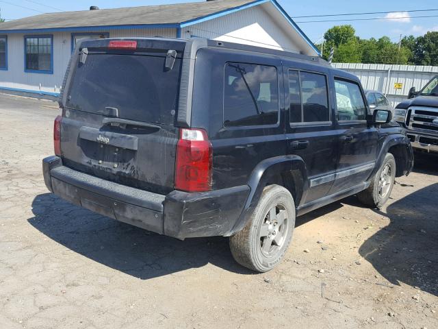 1J4RH4GK0AC124939 - 2010 JEEP COMMANDER BLACK photo 4