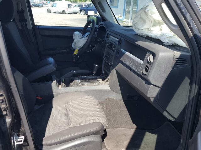 1J4RH4GK0AC124939 - 2010 JEEP COMMANDER BLACK photo 5