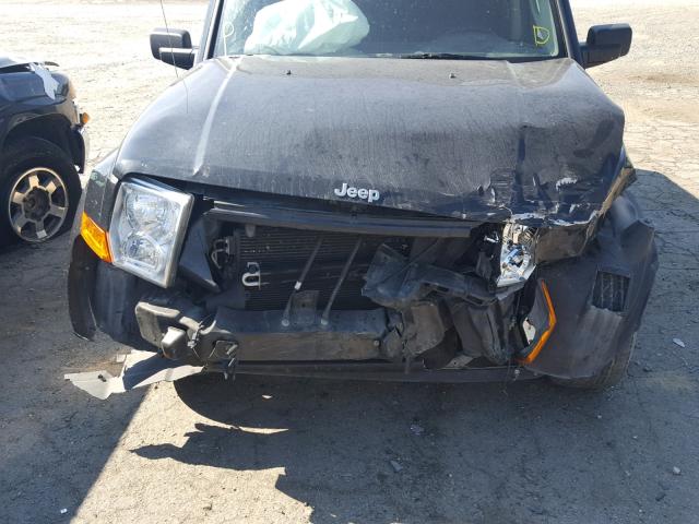 1J4RH4GK0AC124939 - 2010 JEEP COMMANDER BLACK photo 7