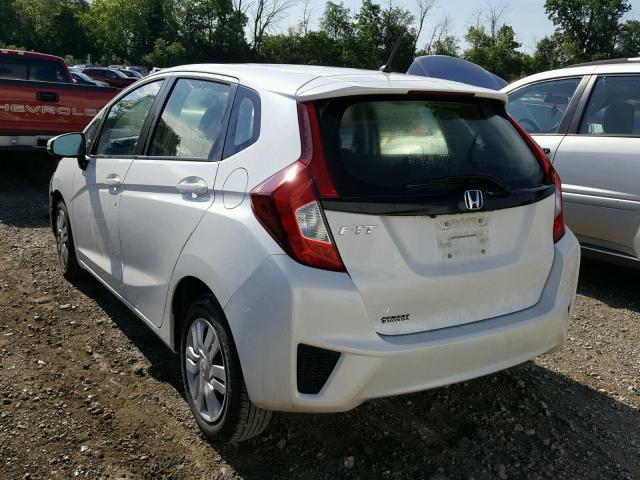 JHMGK5H51HS008970 - 2017 HONDA FIT LX WHITE photo 3