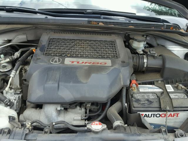 5J8TB18278A010292 - 2008 ACURA RDX SILVER photo 7