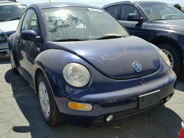3VWCK21C82M409159 - 2002 VOLKSWAGEN NEW BEETLE ლურჯი ფოტო 1