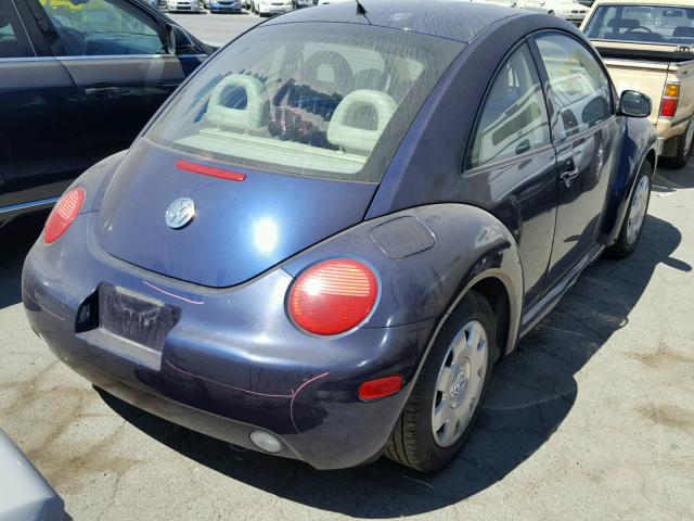 3VWCK21C82M409159 - 2002 VOLKSWAGEN NEW BEETLE ლურჯი ფოტო 4