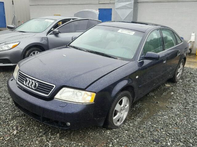 WAUED64B21N005792 - 2001 AUDI A6 2.7T QU BLUE photo 2